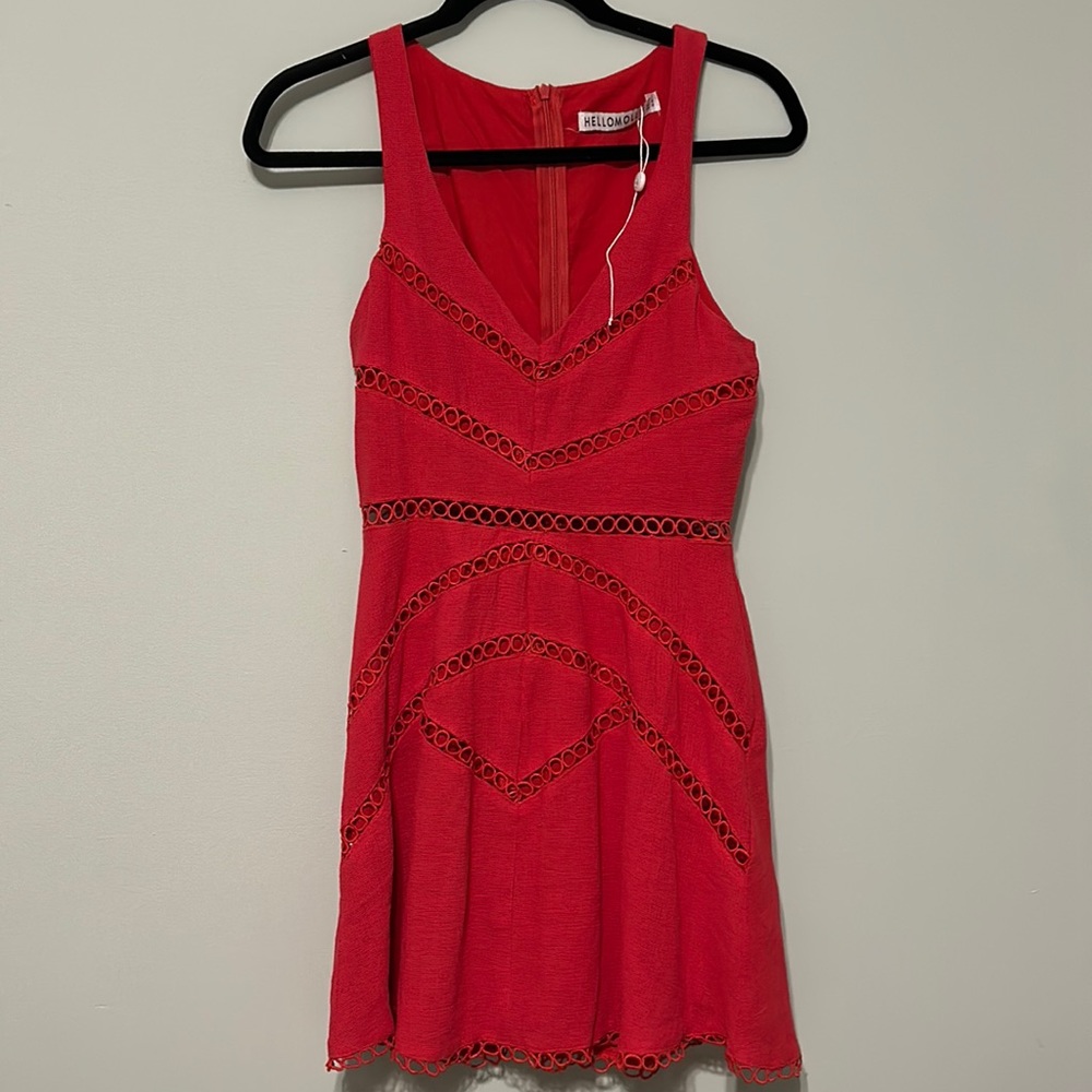 Hello Molly Red Dress. NWOT. Perfect for ❤️ Day